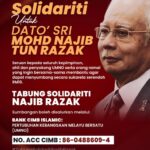 UMNO Gerakkan Tabung Solidariti Najib Razak